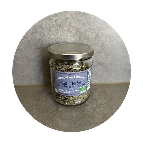 Fleur de sel aux herbes de Provence bio 100 gr