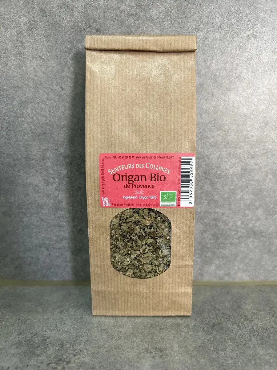 Sachet origan de Provence bio 50 g