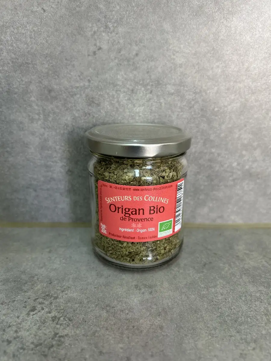 Bocal origan de Provence bio (30 g)