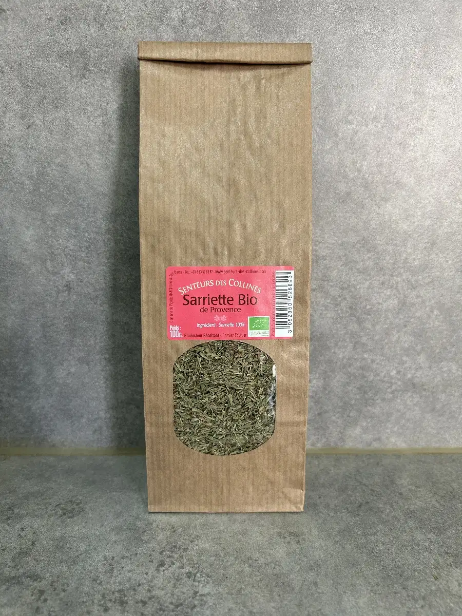 Sachet sarriette de Provence bio 100 g