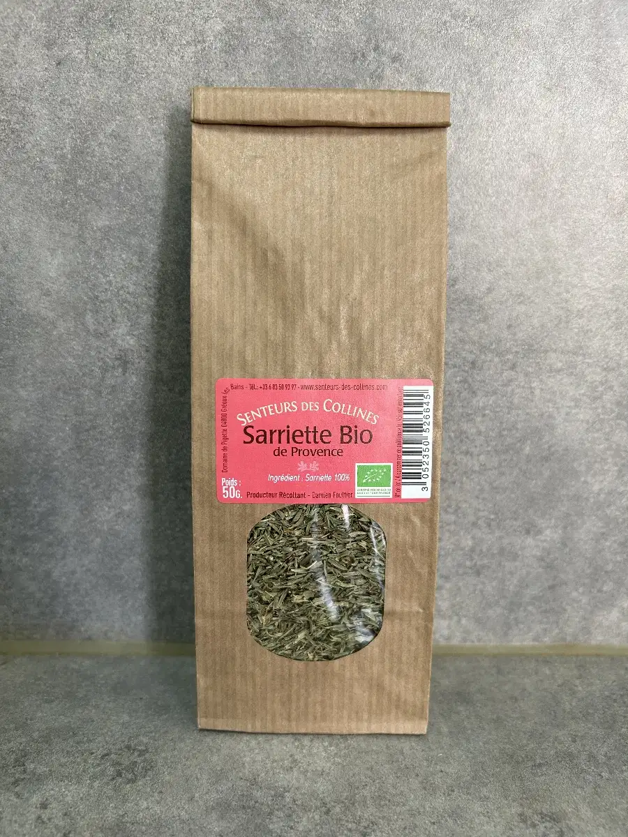 Sachet sarriette de Provence bio 50 g