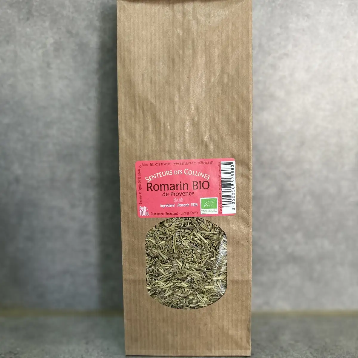 Sachet romarin de Provence bio 100 g